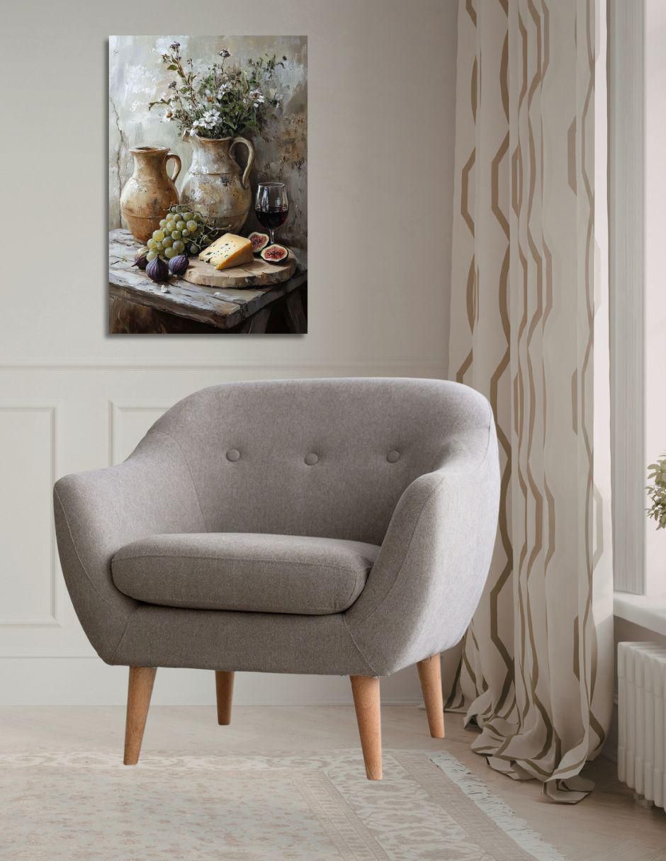 Cuadro decorativo Impresión Quesos 2