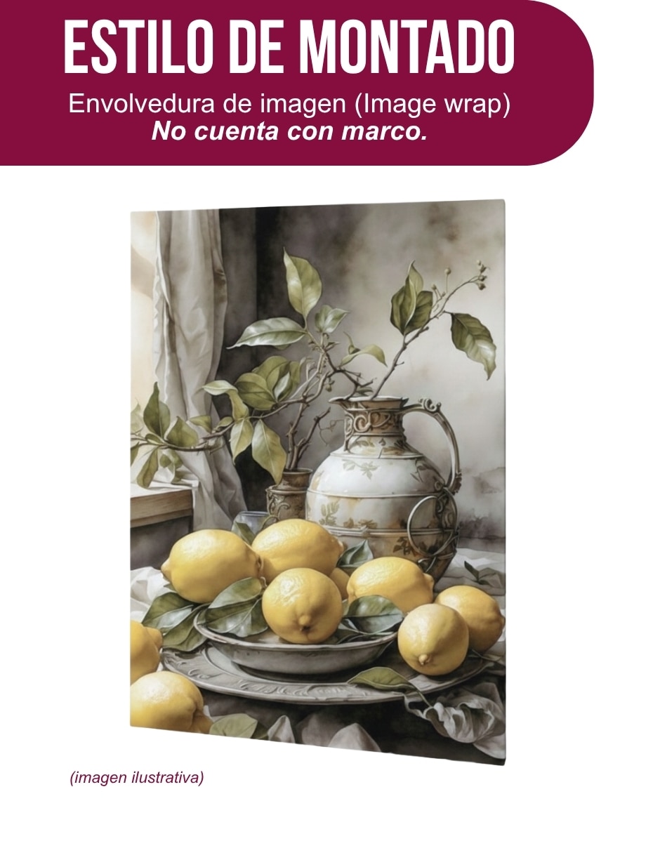 Cuadro decorativo Limones 7