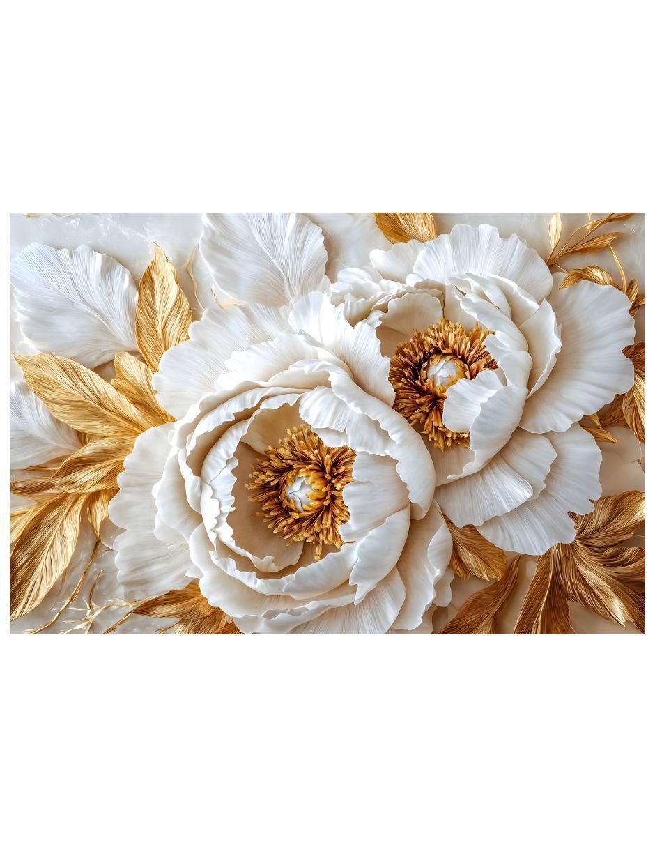 Cuadro decorativo Peonias Etereas