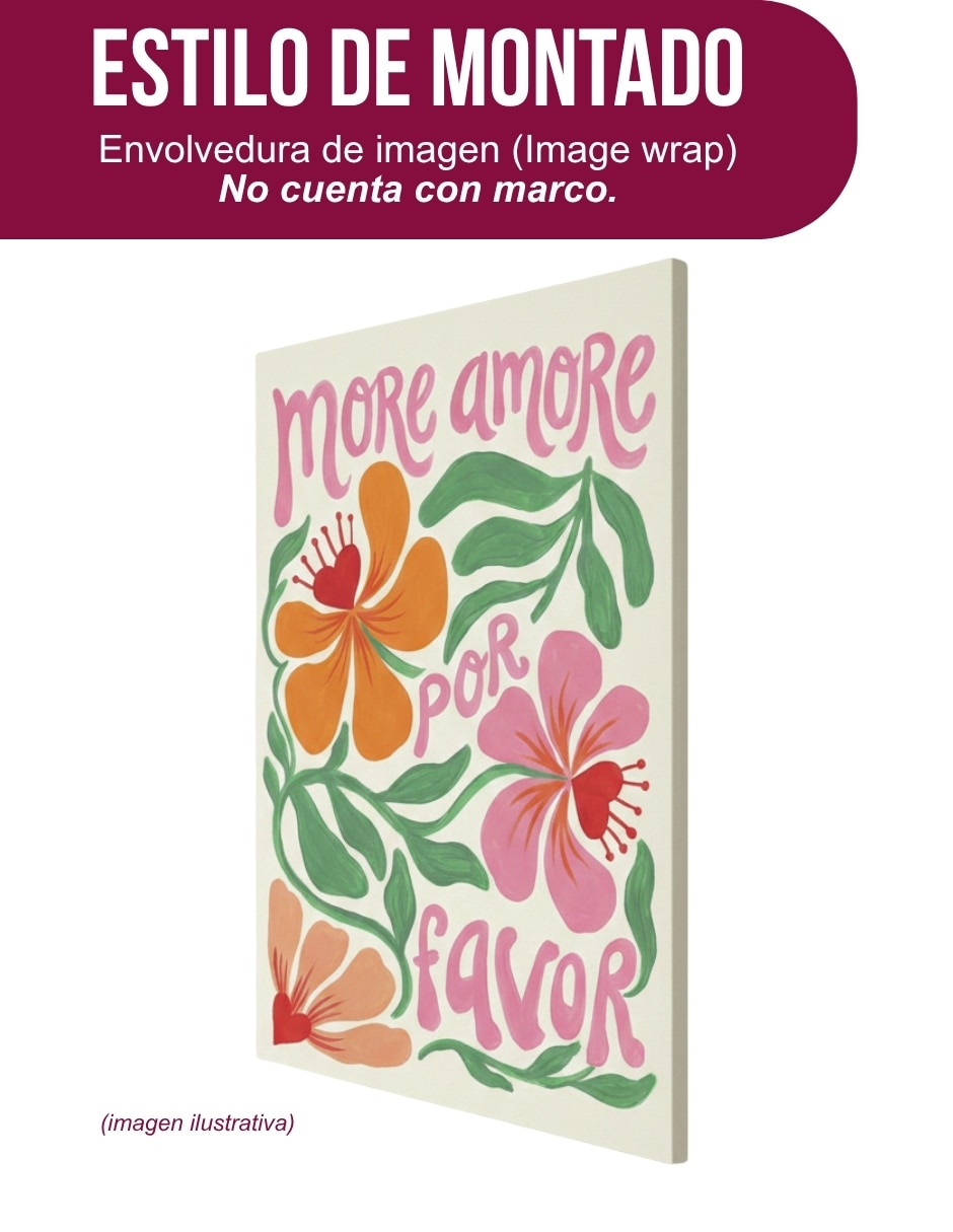 Cuadro decorativo Generica More Amore por favor