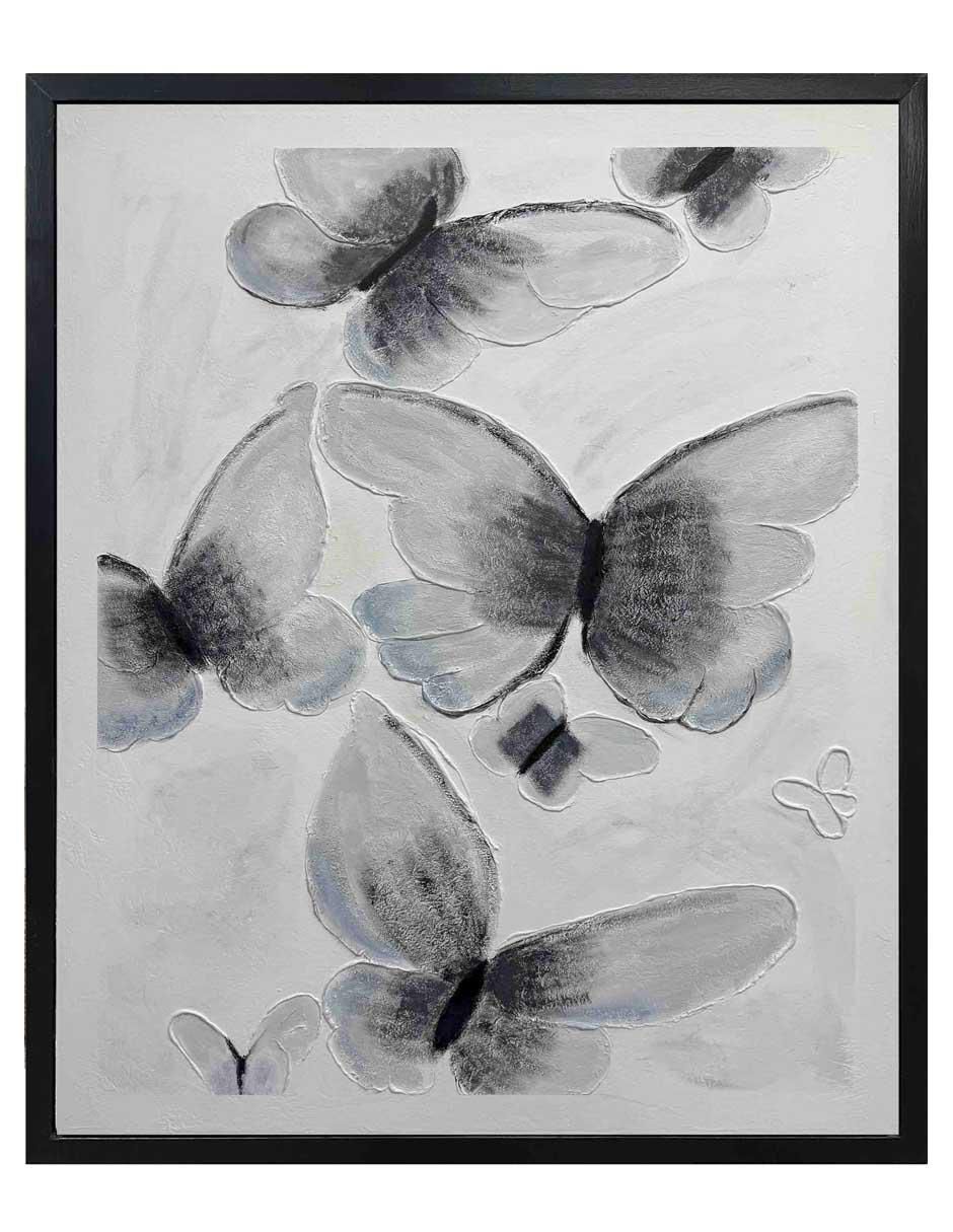 Pintura Metamorphosis Ii técnica acrílico Mariposas