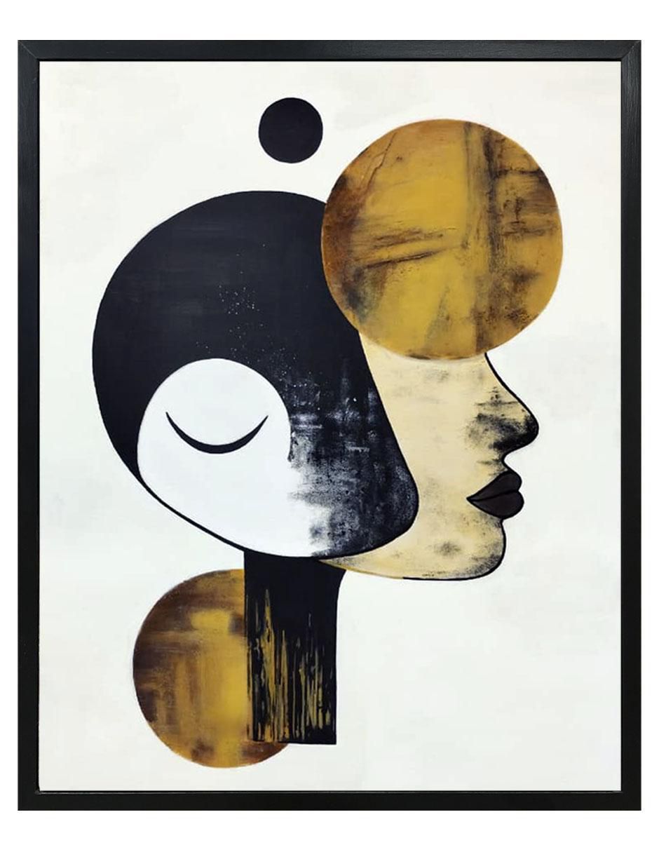 Pintura Entre Mis Pensamientos técnica acrílico Abstractos