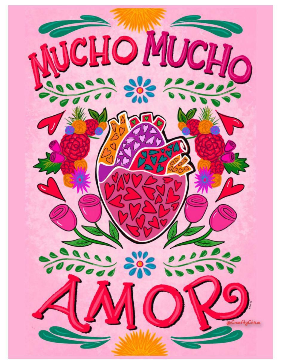 Cuadro decorativo Mucho Mucho Amor