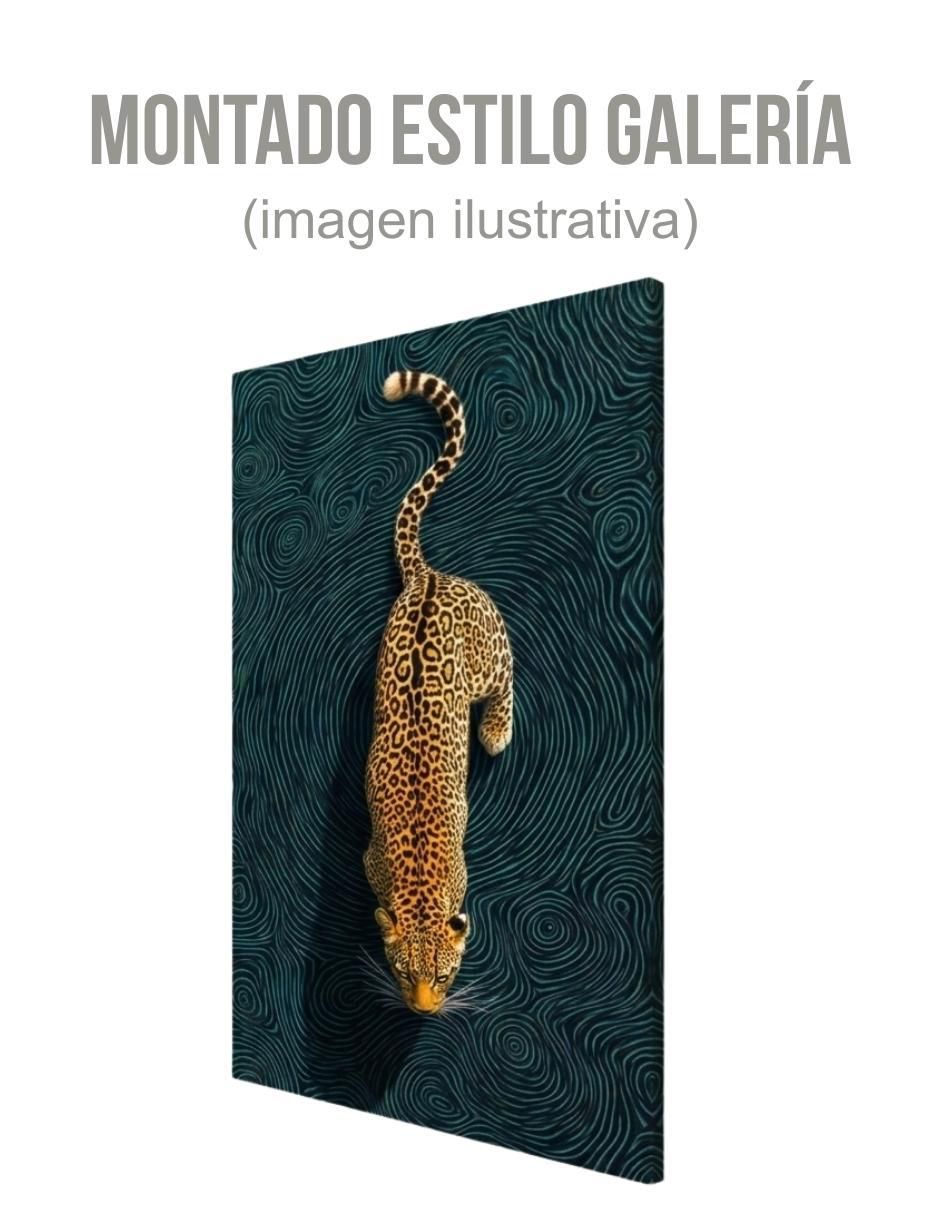 Cuadro decorativo Generica Felino abstracto impreso