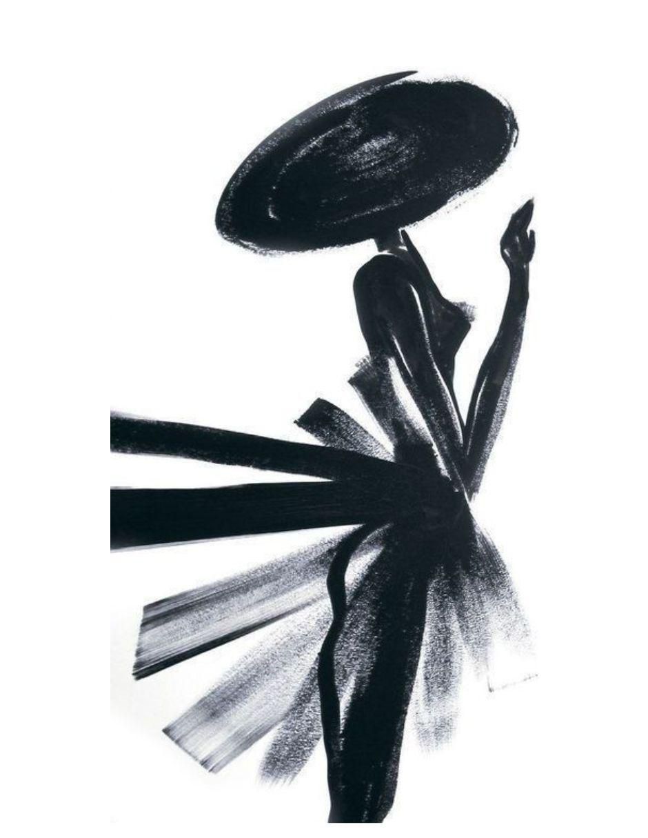 Cuadro decorativo Generica Abstracto impreso dama negra