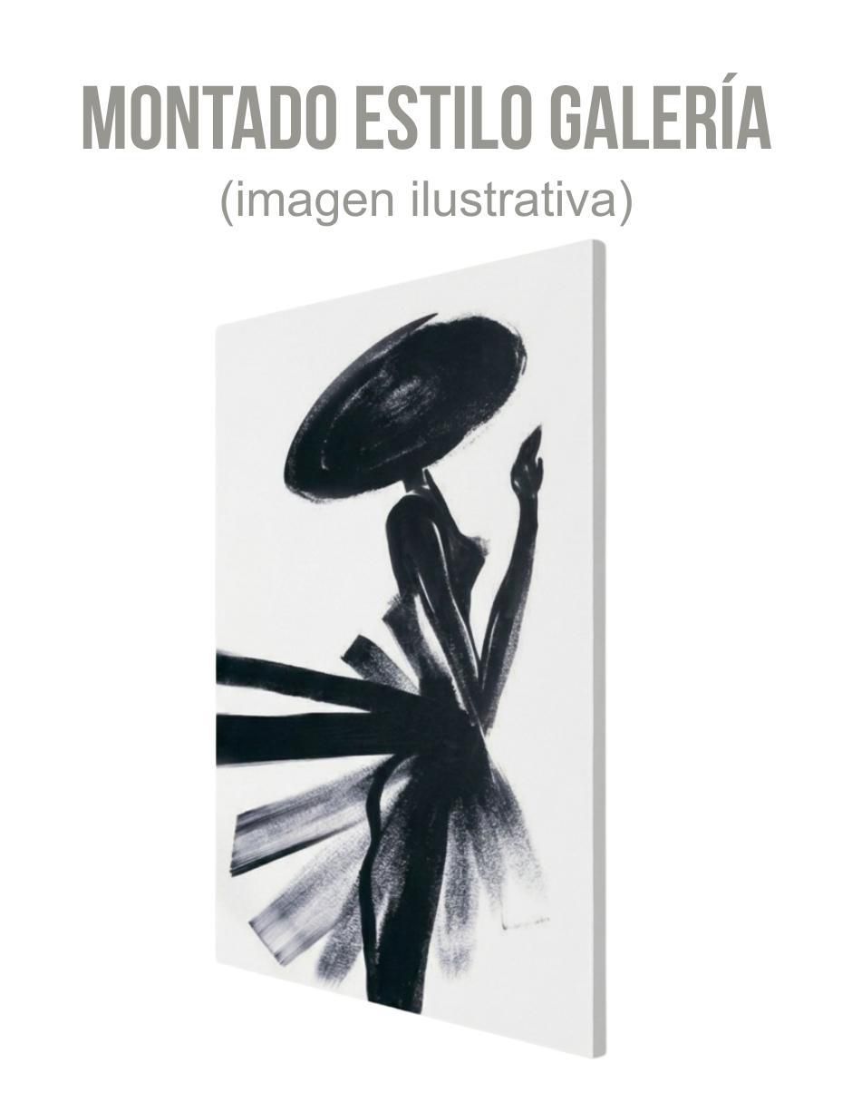 Cuadro decorativo Generica Abstracto impreso dama negra