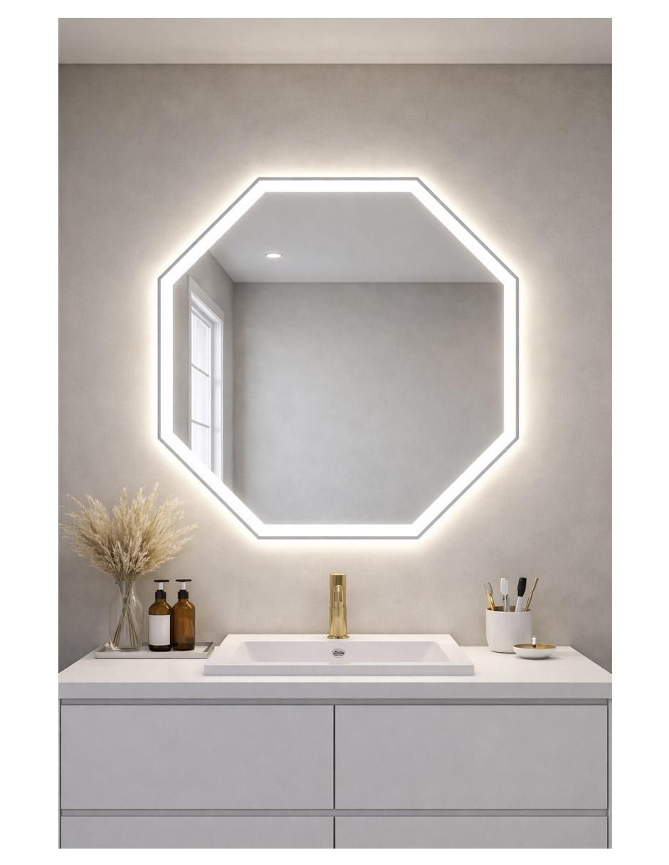 Espejo con luz jackies mirrors minimalista