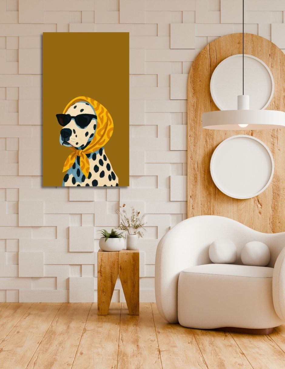 Cuadro decorativo generica impresión perro dalmata