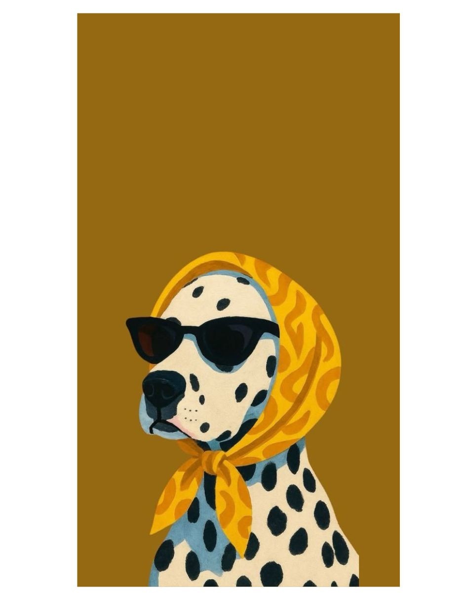 Cuadro decorativo generica impresión perro dalmata