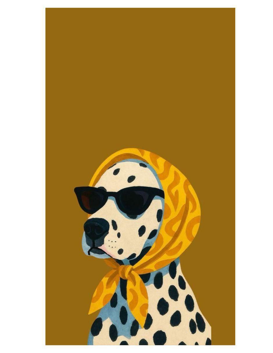 Cuadro decorativo impresión perro dalmata Cuadro decorativo impresión perro dalmata