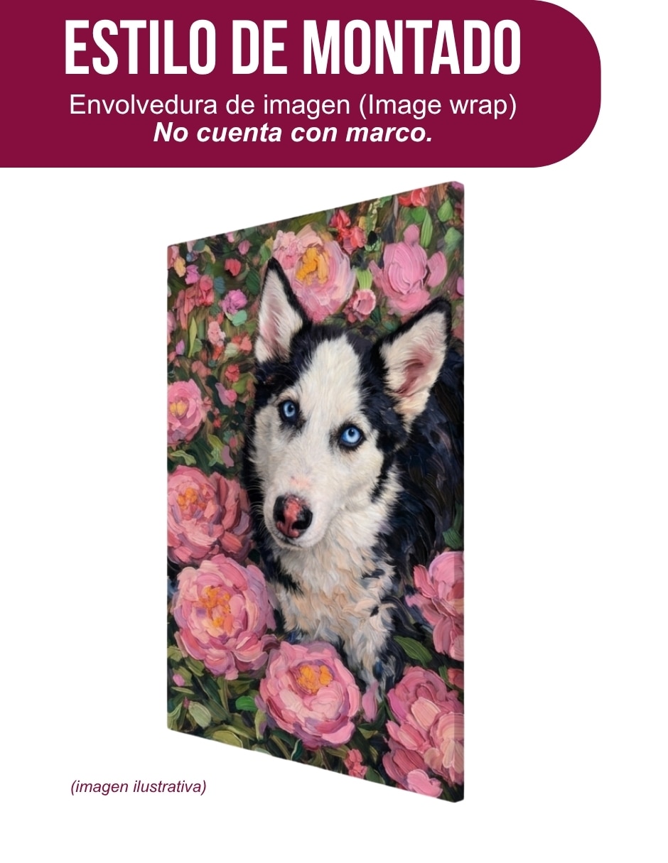 Cuadro decorativo Generica Perro Husky
