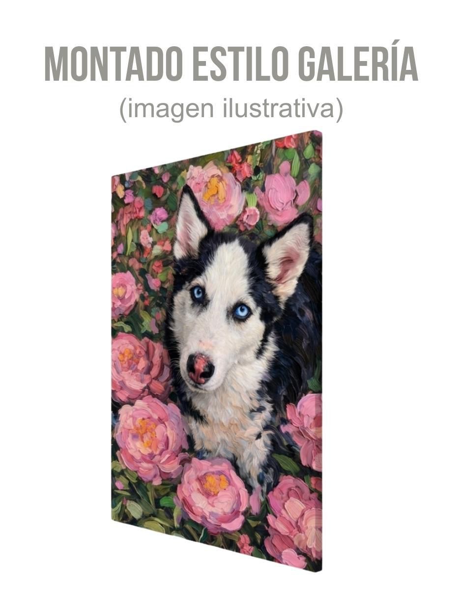 Cuadro decorativo Perro Husky 4