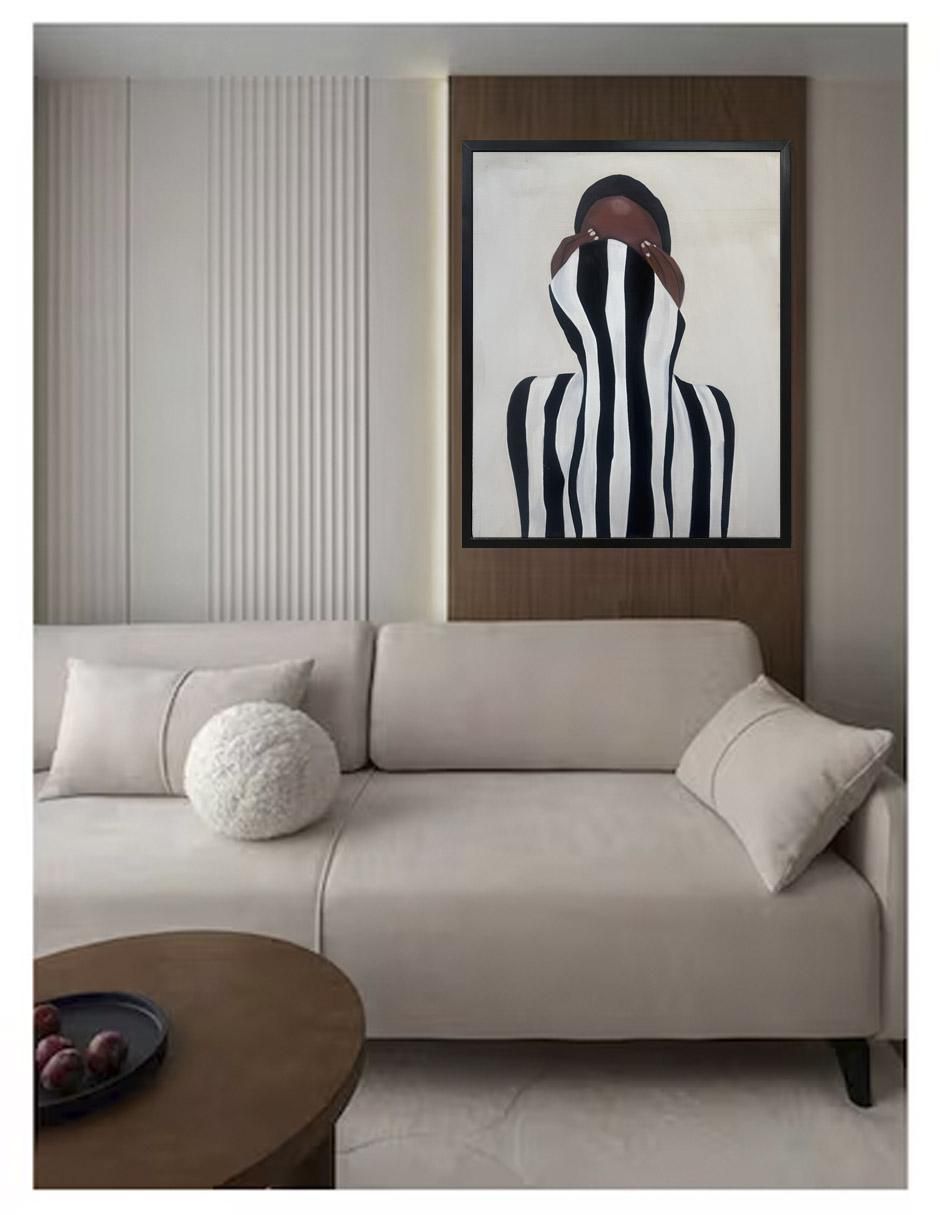 Pintura invisible "técnica" acrílico jackies mirrors minimalista