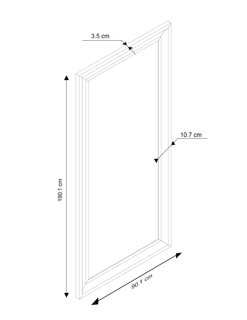 Espejo rectangular 6
