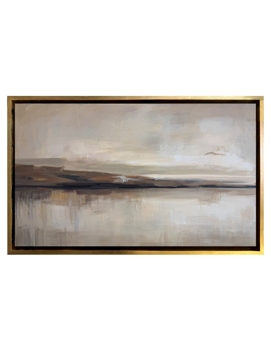 Pintura El Silencio del Horizonte técnica mixta Pintura El Silencio del Horizonte técnica mixta