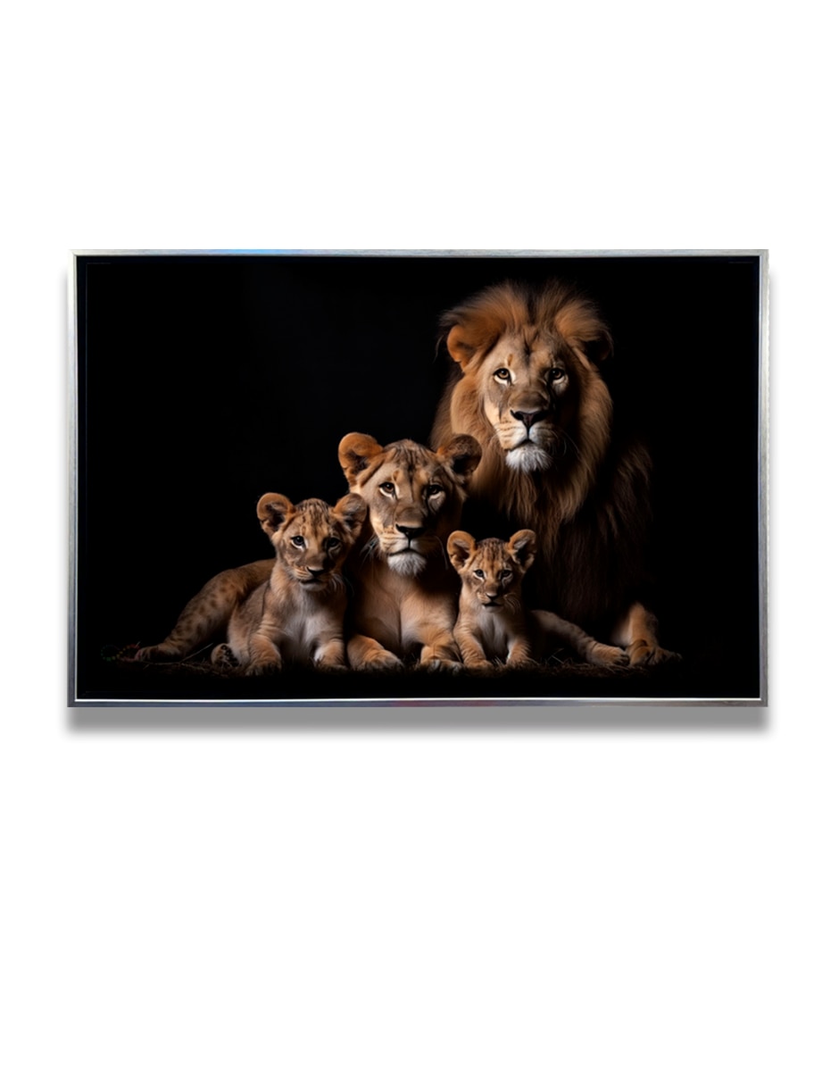 Cuadro decorativo leones de la selva calidad técnica impresión sublimacion premium Cuadro decorativo leones de la selva calidad técnica impresión sublimacion premium