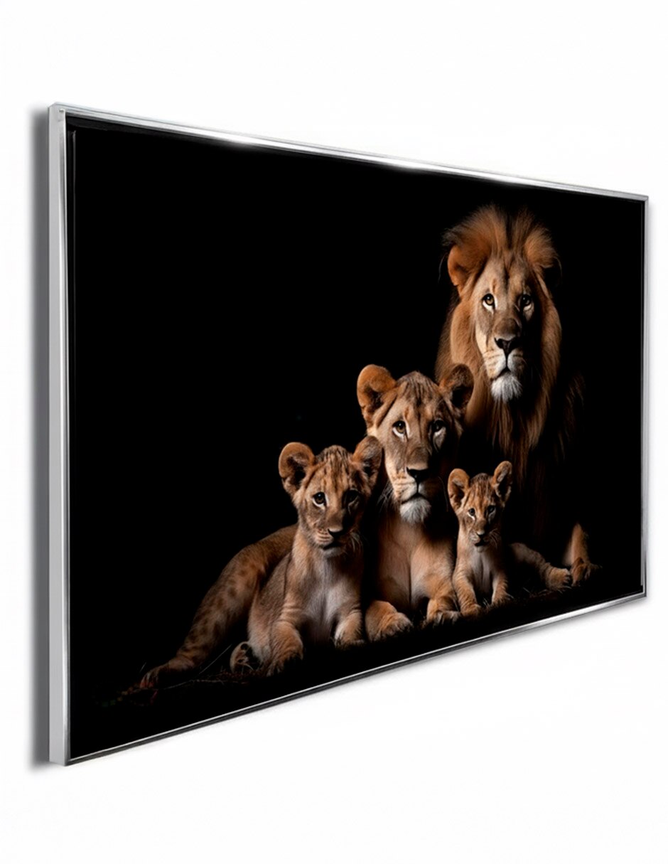 Cuadro decorativo leones de la selva calidad técnica impresión sublimacion premium 5