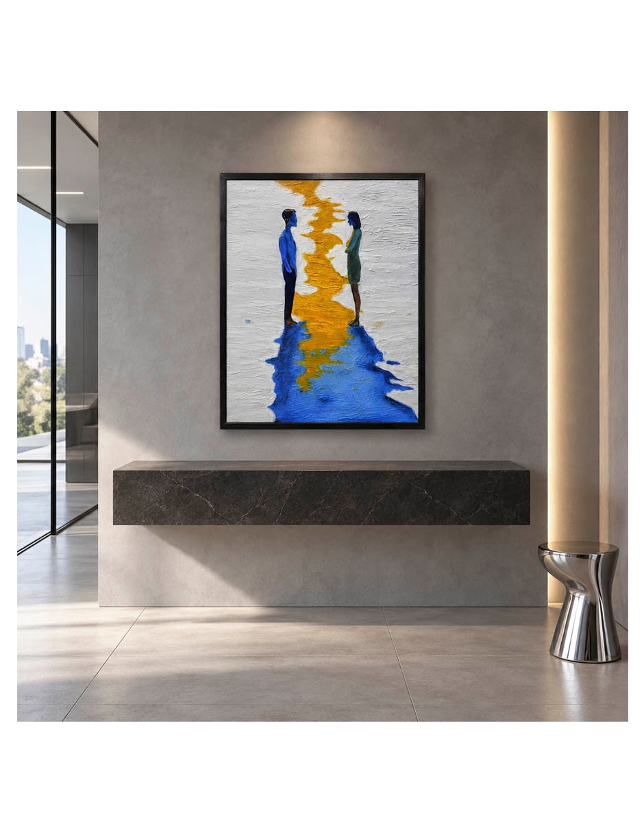 Pintura tan cerca de tí técnica técnica mixta 2