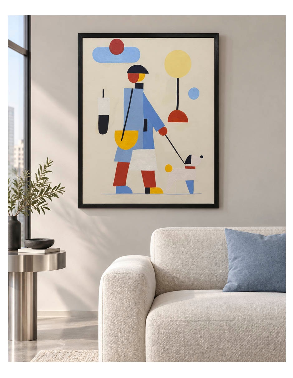 Pintura un paseo técnica acrílico 2