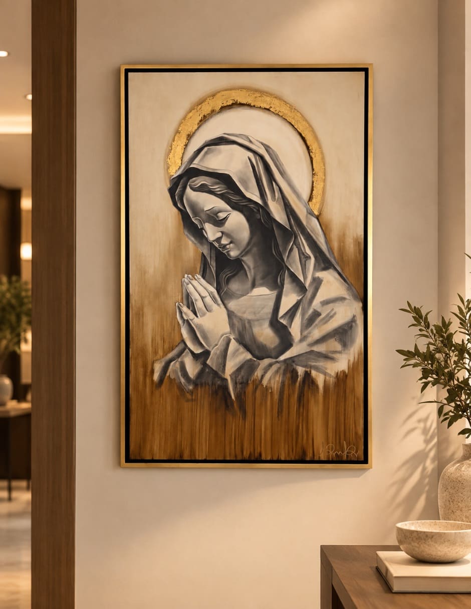 Pintura INMACULADA técnica Hecho a mano PINTURA INMACULADA 2