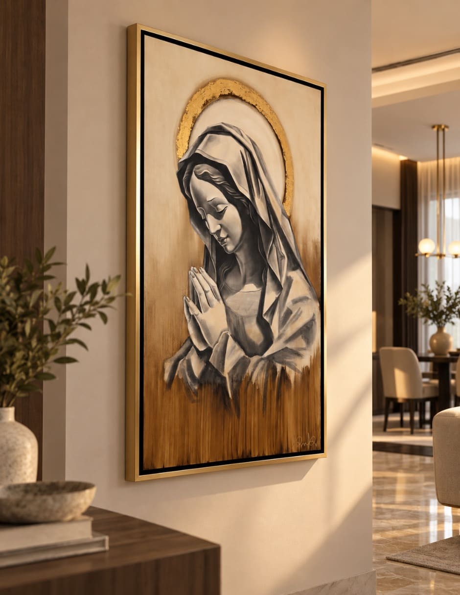 Pintura INMACULADA técnica Hecho a mano PINTURA INMACULADA 3