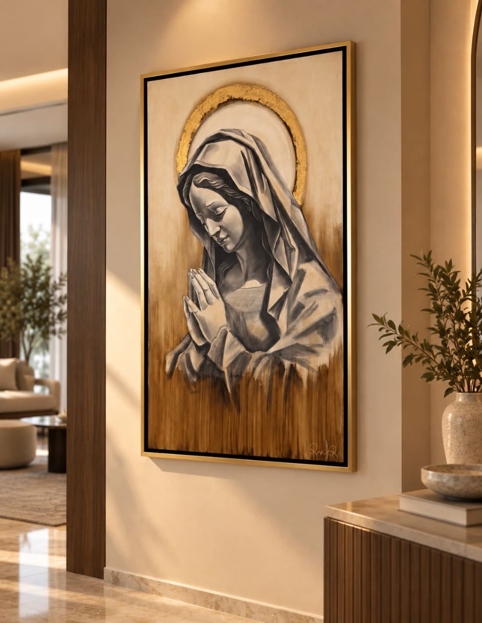 Pintura INMACULADA técnica Hecho a mano PINTURA INMACULADA 4