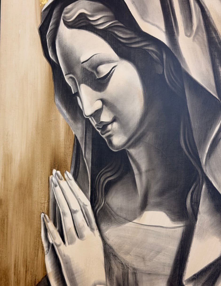 Pintura INMACULADA técnica Hecho a mano PINTURA INMACULADA 5