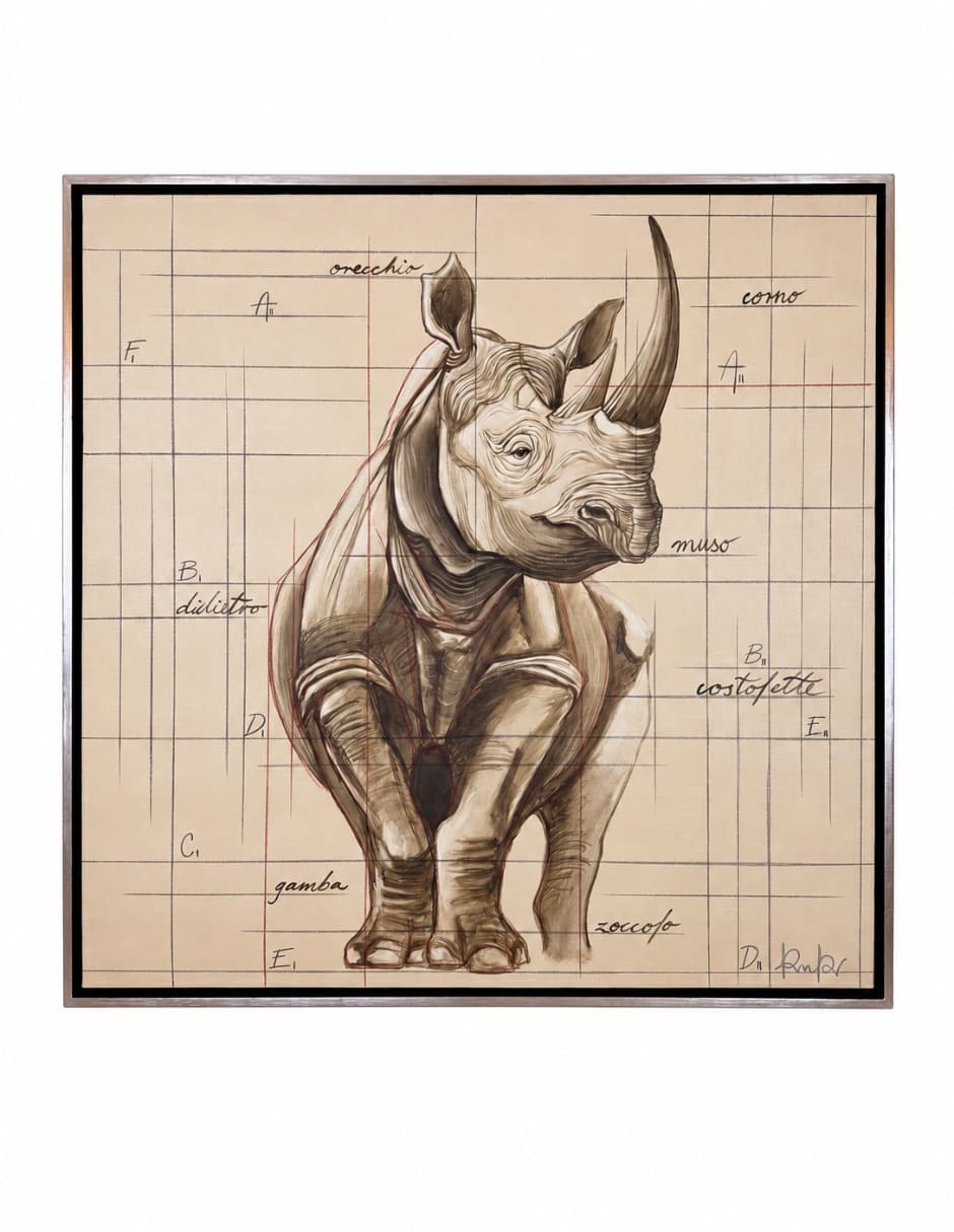 Pintura PINTURA RHINOCEROS técnica Técnica mixta PINTURA RHINOCEROS Pintura PINTURA RHINOCEROS técnica Técnica mixta PINTURA RHINOCEROS