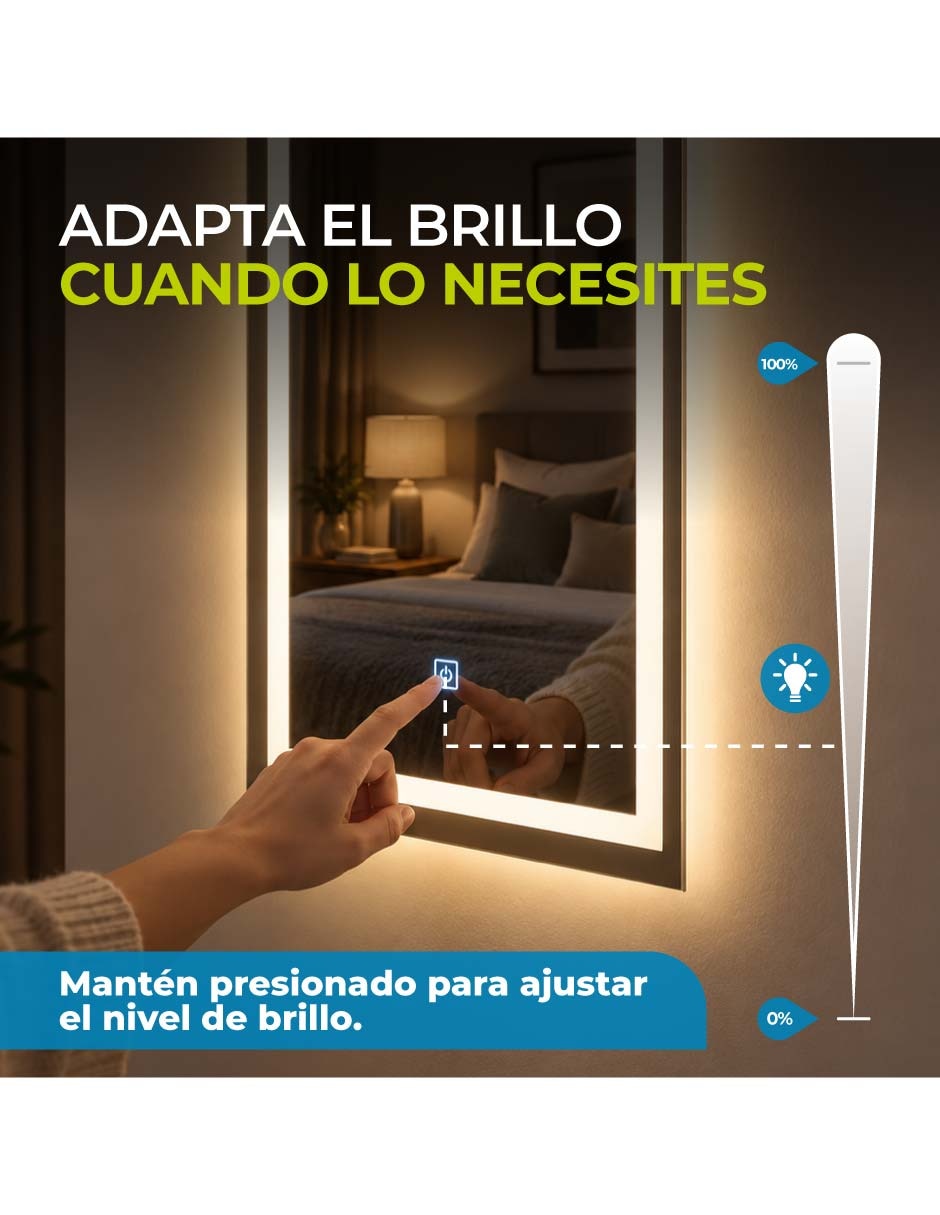 Espejo con luz 2