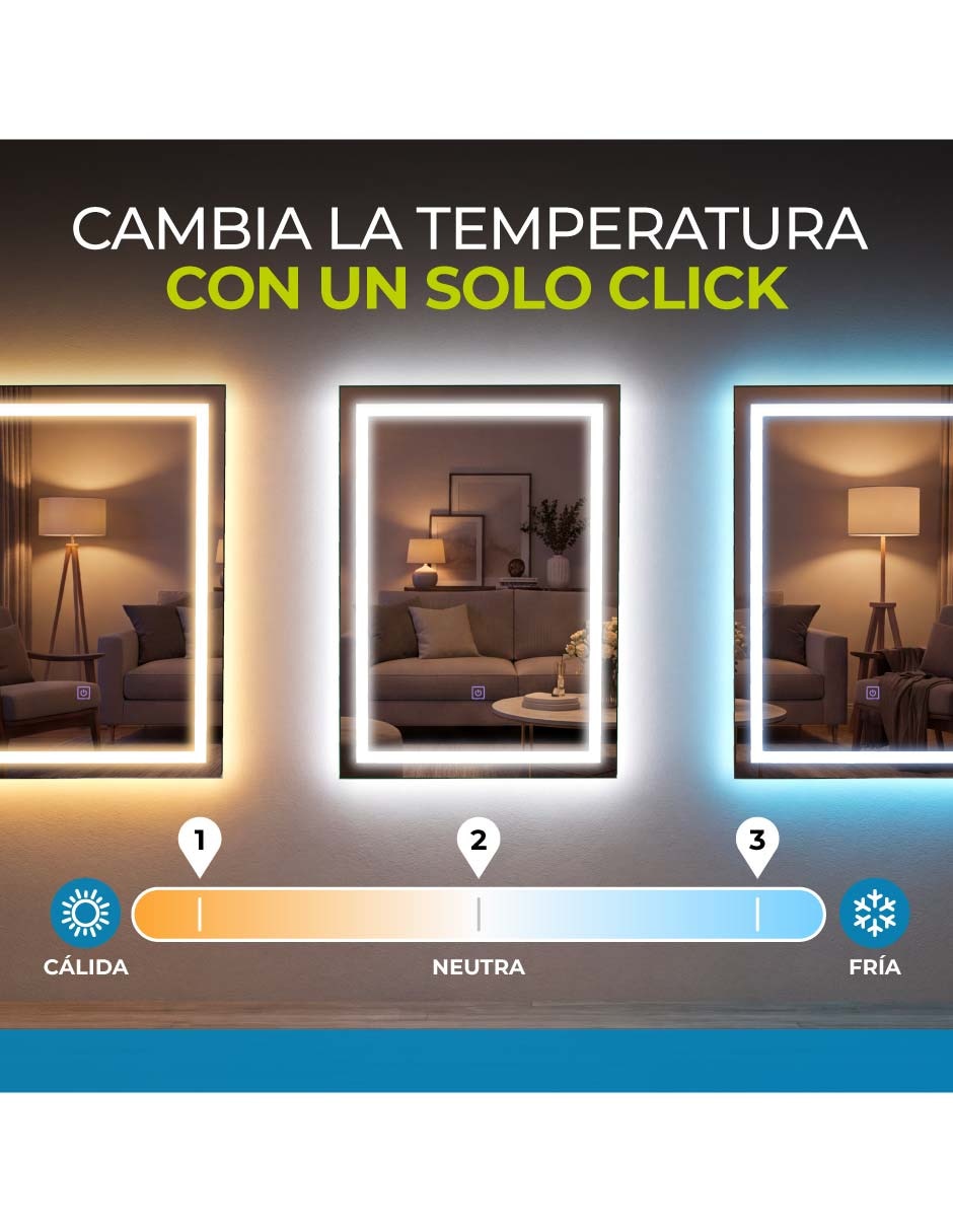 Espejo con luz 3