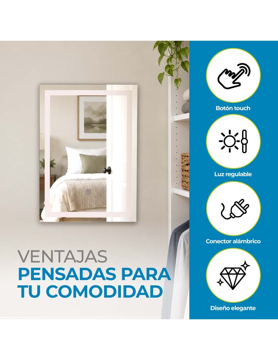Espejo con luz 4