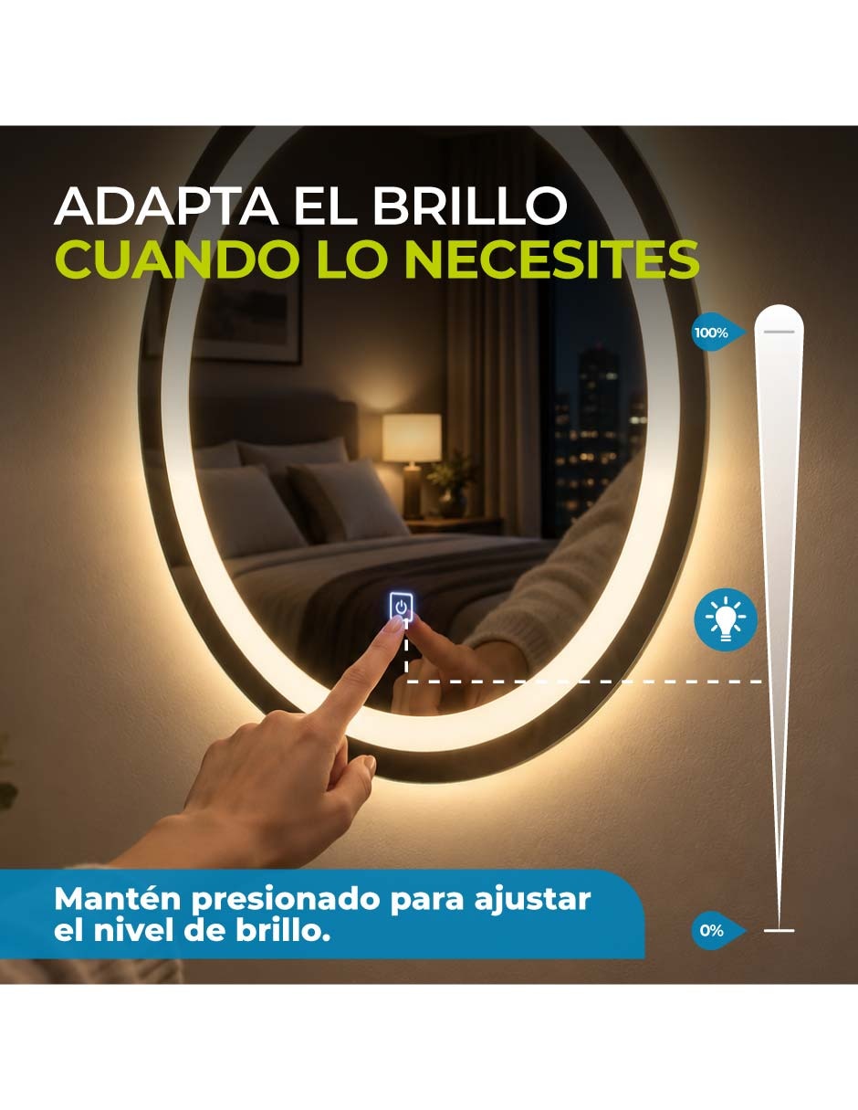 Espejo con luz 2