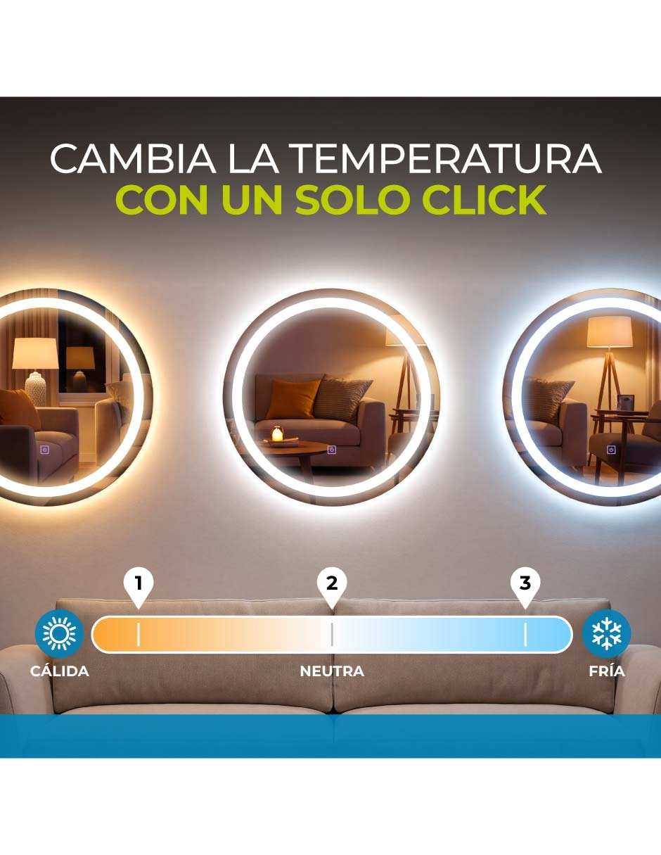 Espejo con luz 3