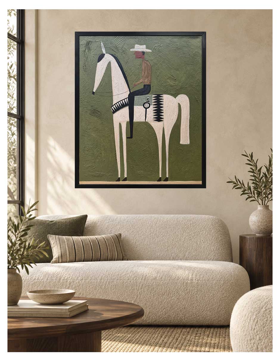 Pintura Cabalgandoando técnica Técnica mixta Contemporáneo 2