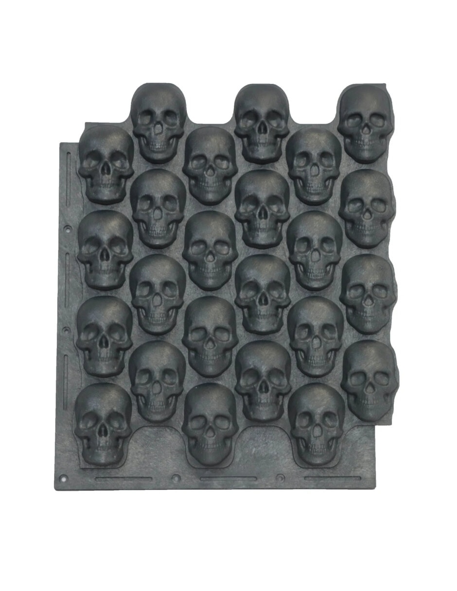 Figura decorativa de Cuadrado Calaveras Adorno de PVC Figura decorativa de Cuadrado Calaveras Adorno de PVC
