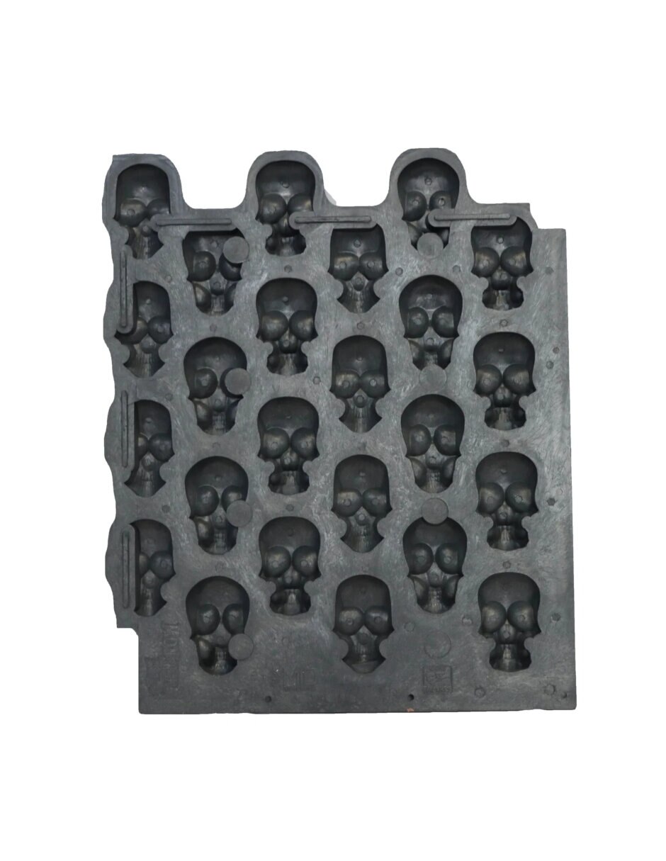 Figura decorativa de Cuadrado Calaveras Adorno de PVC 7
