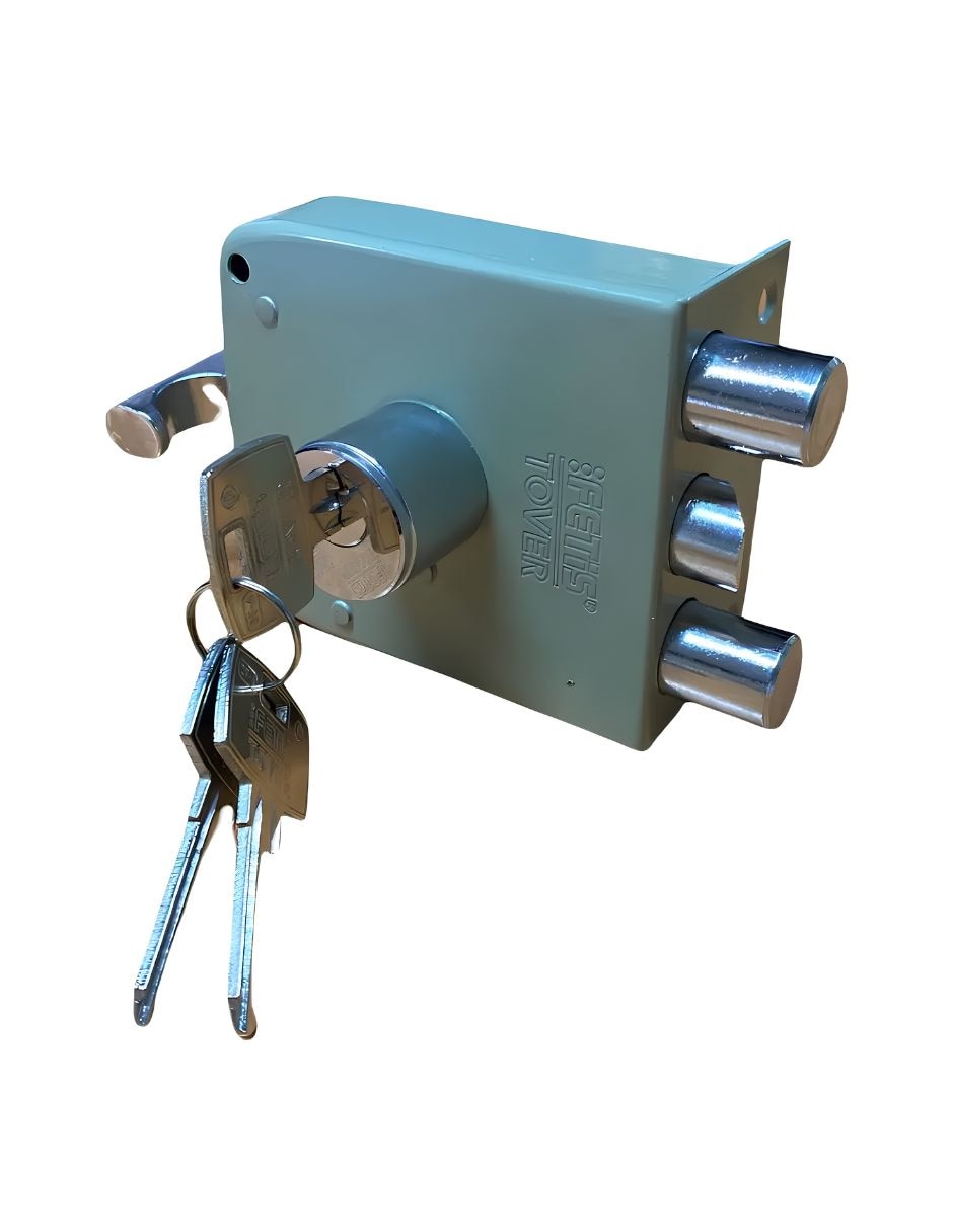 Cerradura para sobreponer L-4CP de izquierda Cerradura para sobreponer L-4CP de izquierda